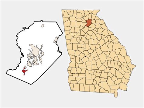 flowery branch ga county.